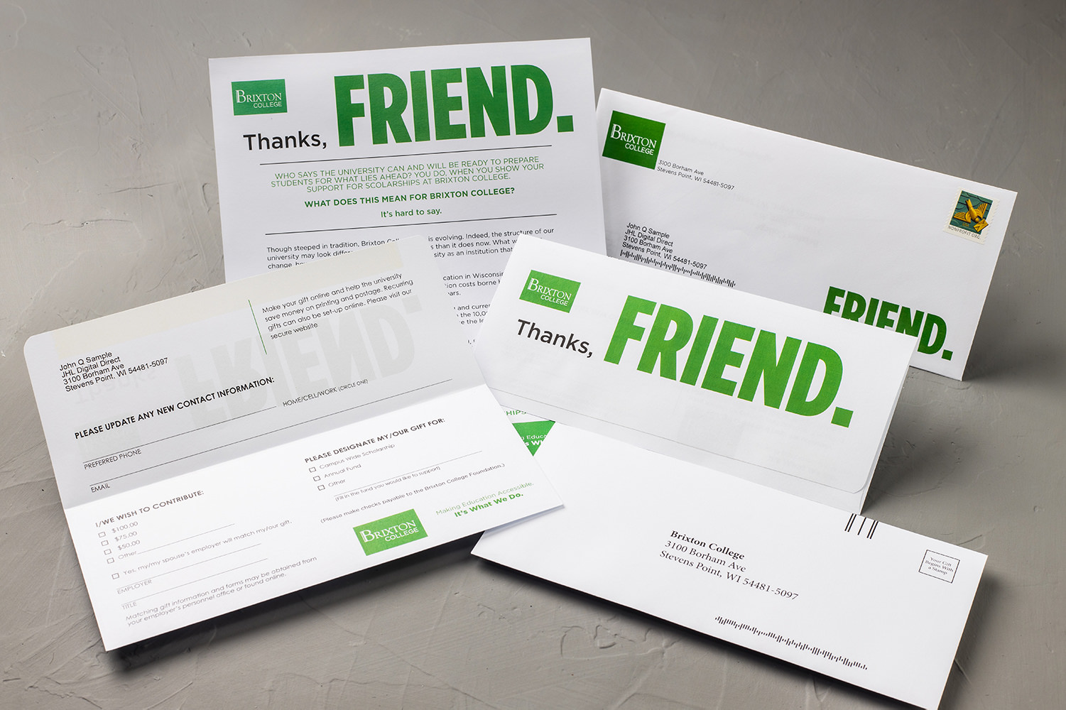University - personalized remit